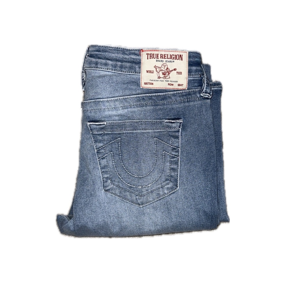 BECCA Mid-Rise Bootcut Blue Denim Jeans